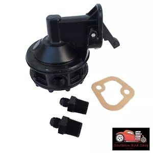 Small Block Chevy Black Fuel Pump 130 GPH 12-16 PSI HIGH VOLUME SBC 327 350 400 - Picture 1 of 7