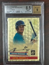 Ketel Marte 2016 Panini Donruss Optic 1/1 GOLD Superfractor Rookie Auto RC