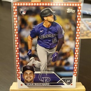 2023 Topps Update Independence Day #US216 Sean Bouchard #'d 22/76 RC