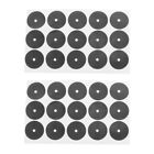  2 Sheets Billiard Black Spot Dot Stickers Pool Table Accessory Marking Spots