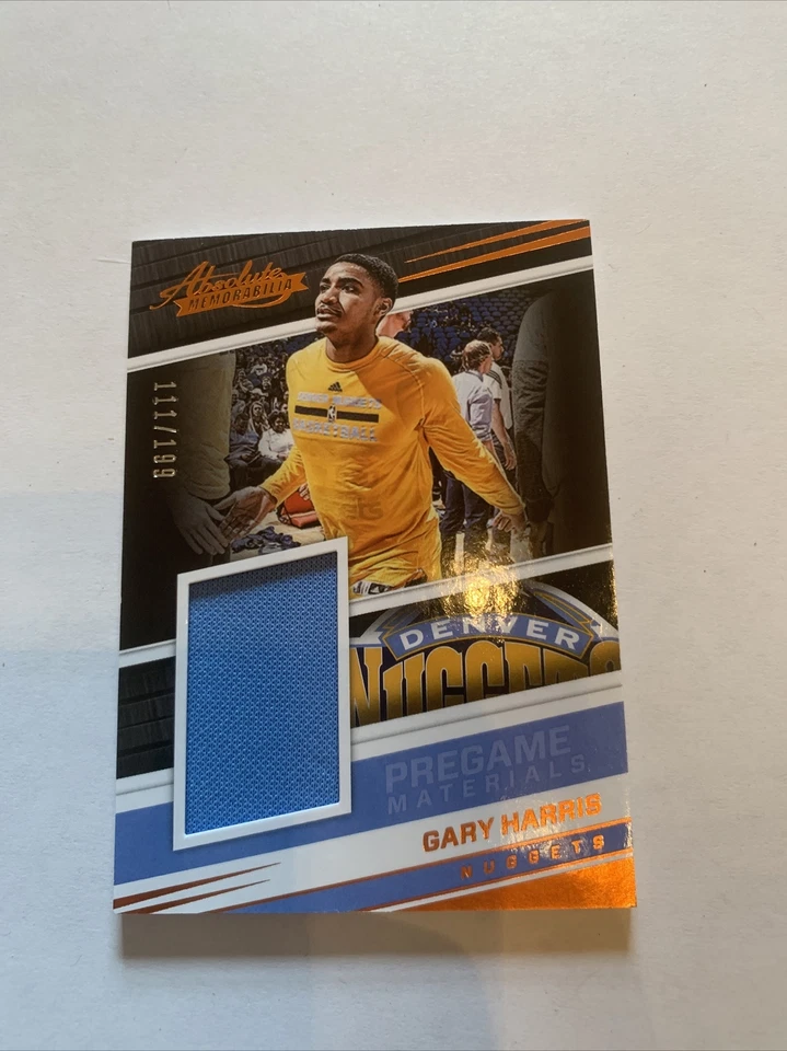 2017-18 Absolute Memorabilia PreGame Material Gary Harris /199 - Image 1 of 4