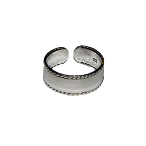 Toe Ring .925 sterling silver girls adjustable open foot beach ring. - Picture 1 of 1