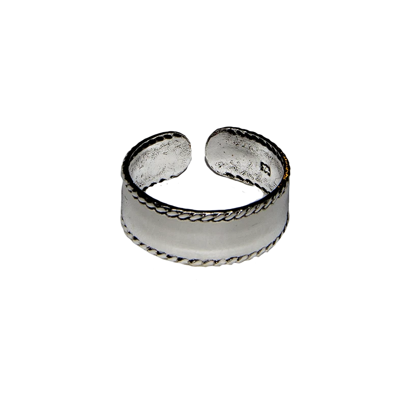 Zehenring .925 Sterlingsilber Für Mädchen Verstellbarer Offener Fuß Strandring - Bild 1 von 1