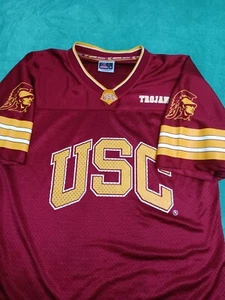 Size Medium Vintage USC Trojans Southern California College Equipment Jersey - Picture 1 of 5
