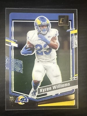2023 Clearly Donruss Kyren Williams Gold #30 Los Angeles Rams  - Image 1 of 2