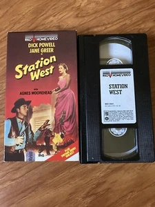 🎄Station West VHS Dick Powell - Foto 1 di 4