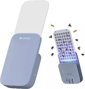 Mosalogic Fly Insect Trap Plug-in Fruit Flies Killer Gnat 1Pack, Sky Blue - Picture 1 of 8
