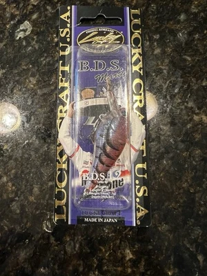 Редкая японская приманка Lucky Craft BDS 1.2 Marty Stone Craw Fat CB снятая с производства - Изображение 1 из 2