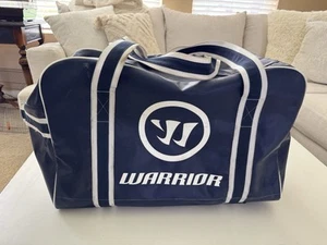 Warrior Hockey Lacrosse Ausrüstung Ausrüstung Seesack blau Vinyl 22" x 14" 12" - Bild 1 von 9