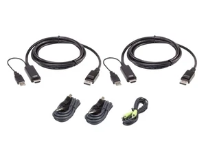 2L7D02UHDPX5 1.8m USB Universal Dual Display Secure KVM Cable Kit - Picture 1 of 1