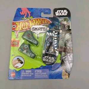 2022 Hot Wheels Skate Fingerboard STAR WARS BOBA FETT Screen Legends 1/5 MINT - Picture 1 of 2