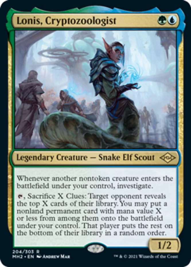 x1 Lonis, Cryptozoologist - Modern Horizons 2 - NM - MTG - Image 1 of 1