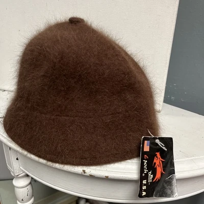 Sombrero Dragón Rojo Marrón 100% Angora Suave Talla Única Exterior Invierno Foto 1 de 4