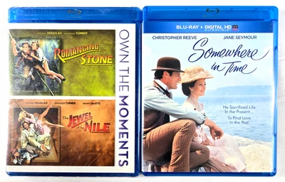 Romancing the Stone/Jewel of the Nile (New) & Somewhere in Time (Blu-ray, Used) - Image 1 of 4