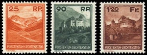 1933, Liechtenstein, 119-21, ** - 1734788 - Picture 1 of 1