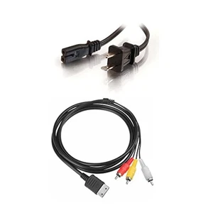 Hookup Connection Kit Composite AV Cable Power Cord For Sega Dreamcast 1Z - Picture 1 of 3