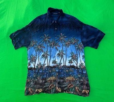 Vintage Pierre Cardin 100% Rayon Men's Button Up Shirt Size XL. - Image 1 of 4