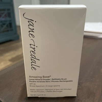 jane iredale Amazing Base Loose Mineral Powder Refillable Brush refills LATTE - Image 1 of 2