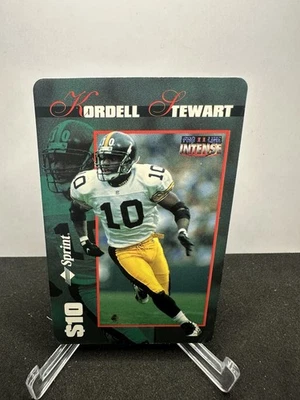 1996 Pro Line II Intense Sprint $10 Phone Cards /1130 Kordell Stewart #5 - Image 1 of 2