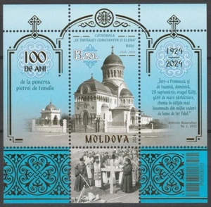 Moldavia 2024 Arquitectura, Iglesias Bloque MNH - Imagen 1 de 1