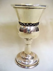 SABBAT KIDUSH HANDGEFERTIGT STERLINGSILBER SABBATKIND JEMENITISCHES FILIGRANES DESIGN - Bild 1 von 3