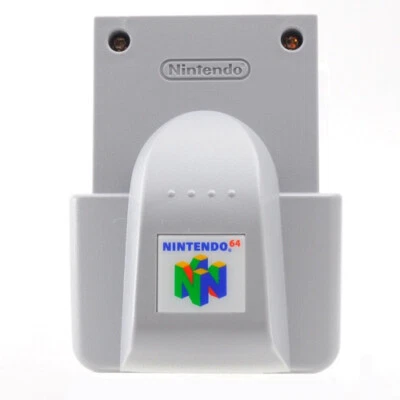Rumble Pak Vibration Pack Controller Shaker NUS-013 Grey for Nintendo 64 N64 - Image 1 of 4