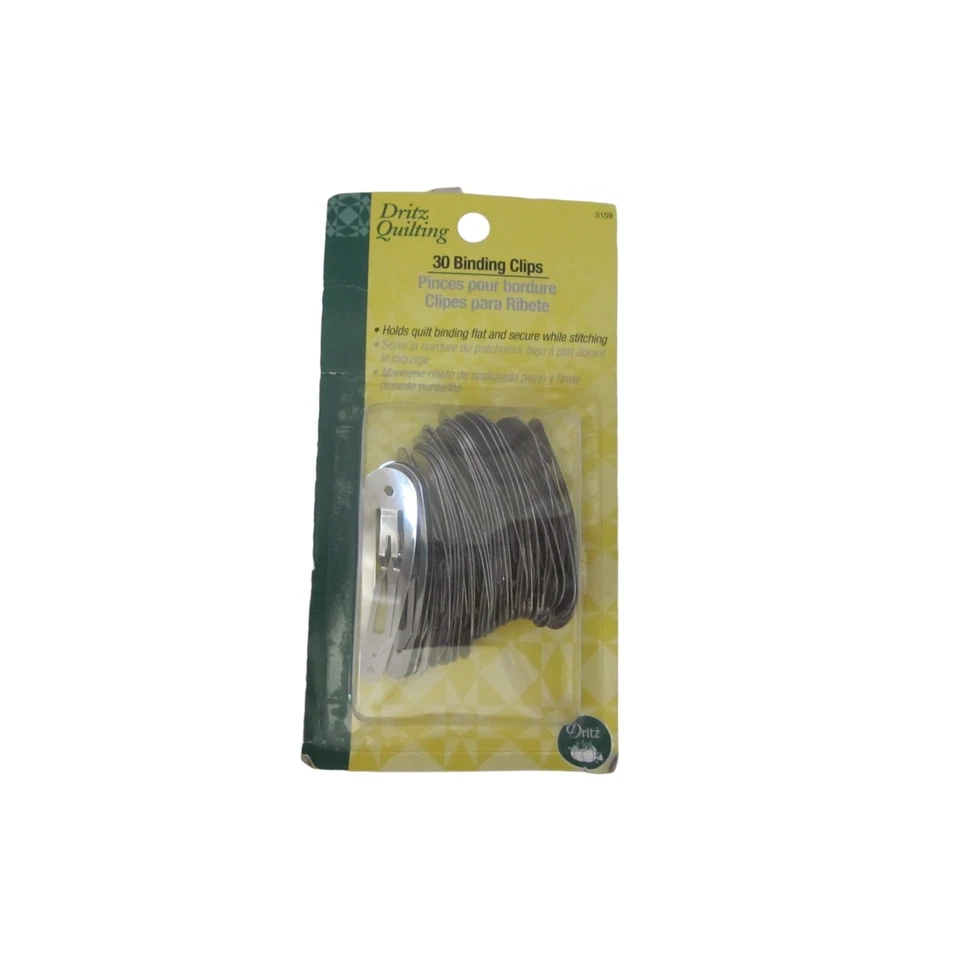 全新 DRITZ 30 金属绗缝装订夹 工艺品织物架 — 第 1/2 张图片