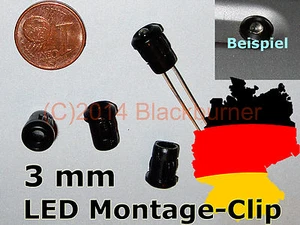 5/10/50/100 pz. LED 3mm montaggio-clip-supporto-montaggio-montaggio-montaggio-supporto montaggio - Foto 1 di 1