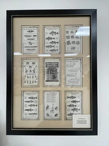 Camping, Hunting, Fishing, Framed Art, Antique, Original prints, one-of-a-kind - Picture 1 of 9