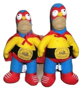 Die Simpsons Homer Simpson Plüschtier Profi Wrestler Champion Luchador 10 Zoll SELTEN Nanco 2 - Bild 1 von 8