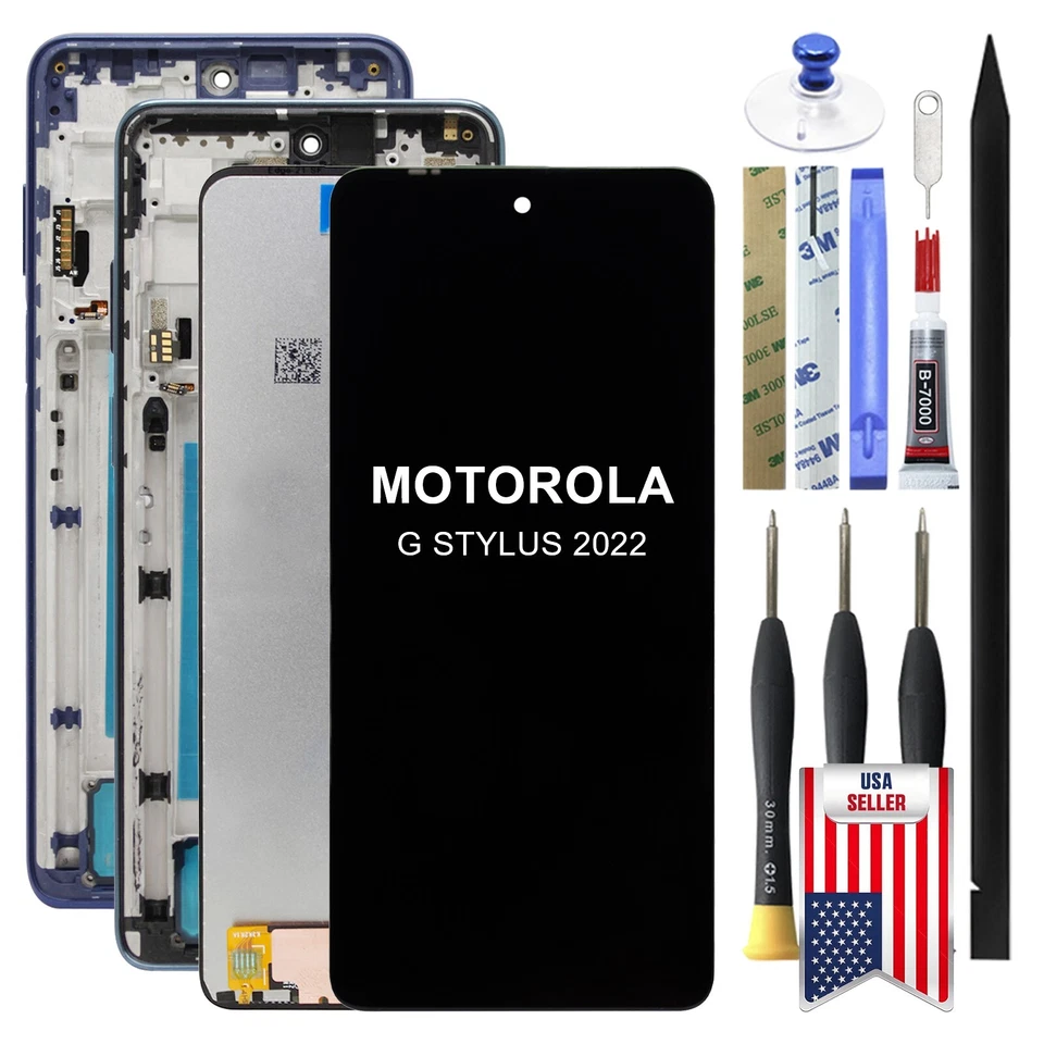 Marco digitalizador pantalla táctil pantalla LCD para Motorola Moto G Stylus 2022 4G 5G Foto 1 de 1