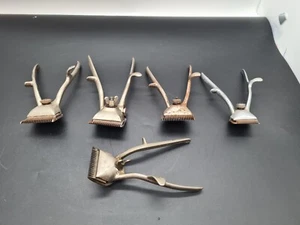 5 x VINTAGE BARBERS CLIPPERS GERMAN 1950s - Solingen - Alco - Brown's - Le Coiff - Picture 1 of 20