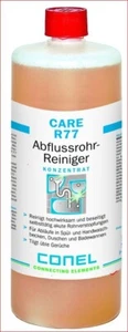 Care Sanit R77 Abflussrohr Reiniger 1L oder 5L(12,9 Euro/l) Rohrreiniger Konzent - Bild 1 von 1