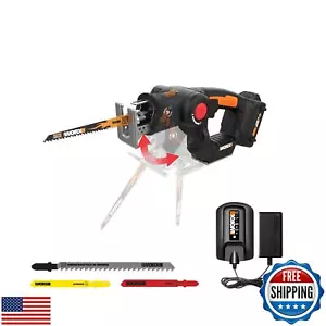 Worx 20V AXIS 2-in-1 Cordless Reciprocating Saw and Jig Saw, Orbital Cutting - Picture 1 of 5