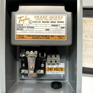 Taylor Electronics Phase Guard Phase Failure Relay PE-240 - Picture 1 of 13