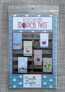 Yo-Yo Accents TROPICAL TWIST di Marcia Layton NUOVO - Foto 1 di 3
