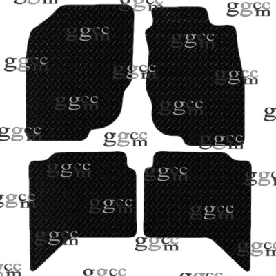 Se adapta a tapetes de coche de goma negra de doble cabina toyota hilux 2005 a 2011 a medida. Foto 1 de 4