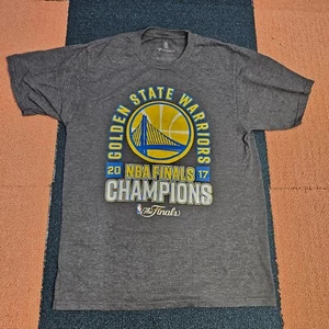Golden State Warriors T-Shirt Small 2017 Champions Fanatics Gray Graphic V7a - Picture 1 of 9