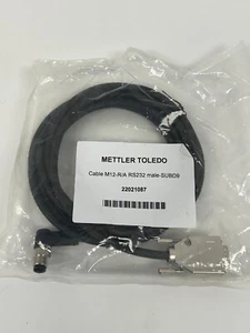 Mettler Toledo Waage Druckerkabel M12-R/A RS232 Stecker - SUBD9 - Bild 1 von 4