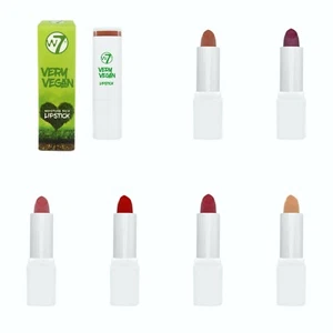 W7 VERY VEGAN MOISTURISING RICH LIPSTICK - NUDE RED PINK - Picture 1 of 14