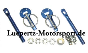 Aluminium Competition Haubenhalter Blau Youngtimer Rallye Slalom Berg - Bild 1 von 1