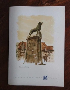 Vintage Cruise Ship Menu NORDDEUTSCHER LLOYD BREMEN 1962 Lunch Braunschweig - Picture 1 of 2