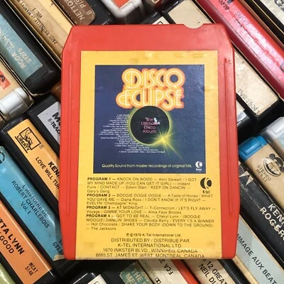 (K-Tel) Disco Eclipse 1979, 8 Track Tape  CANADA - Image 1 of 4