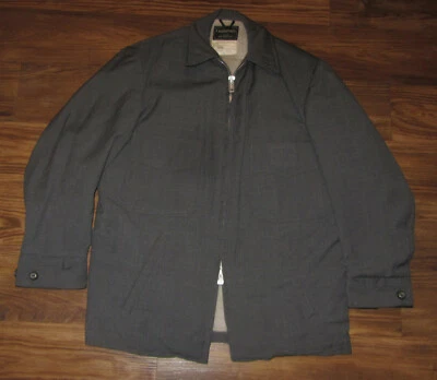 Chaqueta de lana vintage 1966 Caleb V. Smith & Son para hombre tamaño completo, talla 46R, L, usada en excelente estado Foto 1 de 4