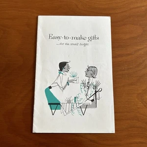 Vintage 1950-60s Johnson Wax Easy to Make Gifts Small Budget Booklet Ephemera - Imagen 1 de 3