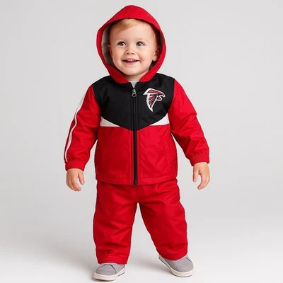 NWT Atlanta Falcons Toddler Windbreaker Jacket & Pants Set - 3T - Image 1 of 4