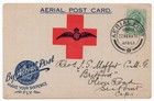 SOUTH AFRICA 1918 ICONIC MAKE YOUR SIXPENCE FLY AERIAL POSTCARD VERY FINE USED