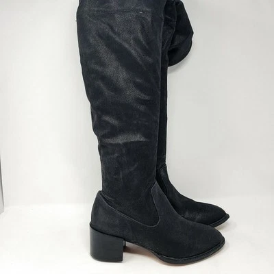 BCBGeneration Mujer Negro Hasta el Muslo Sobre la Rodilla Botas Saywer 9M Tacón Bloque Foto 1 de 4