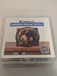 PUZZLESUP - Puzzle in legno - Elefante taglia A5 - Foto 1 di 3