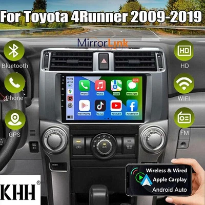 Toyota 4Runner 2009-2019 8 ГБ + 256 ГБ Android 13 автомобильная стереосистема с CarPlay GPS-навигатором - Изображение 1 из 2